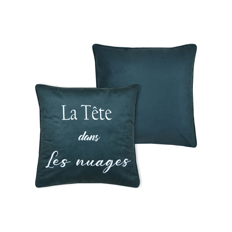 COUSSIN POEME PETROLE 50X50 COUSSIN POEME PETROLE 50X50
