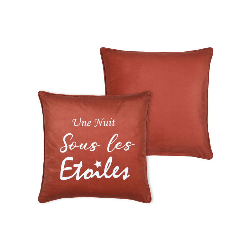 COUSSIN POEME ORANGE 50X50 COUSSIN POEME ORANGE 50X50