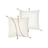 COUSSIN BLOKKEN ECRU 45X45