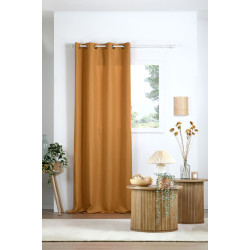 RIDEAU MILTON MOUTARDE 135X240