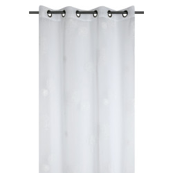 VOILAGE BLOWING BLANC 140x260 PISSENLITS