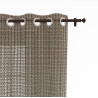 Voile Arthur Marron 135x250 cm - 100% Polyester