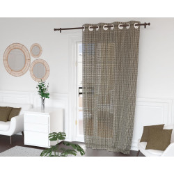 VOILE ARTHUR 135X250 MARRON