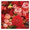 SERV. X20 EN PAPIER BOUQUET RGE 33X33CM