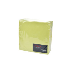 SERV. COCKTAIL X40 TILLEUL 25X25CM