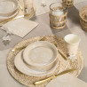 Lot de 10 Assiettes en Carton 'Branche de Cerisier' - Diamètre 18 cm Lot de 10 Assiettes en Carton 'Branche de Cerisier' - Diamètre 18 cm