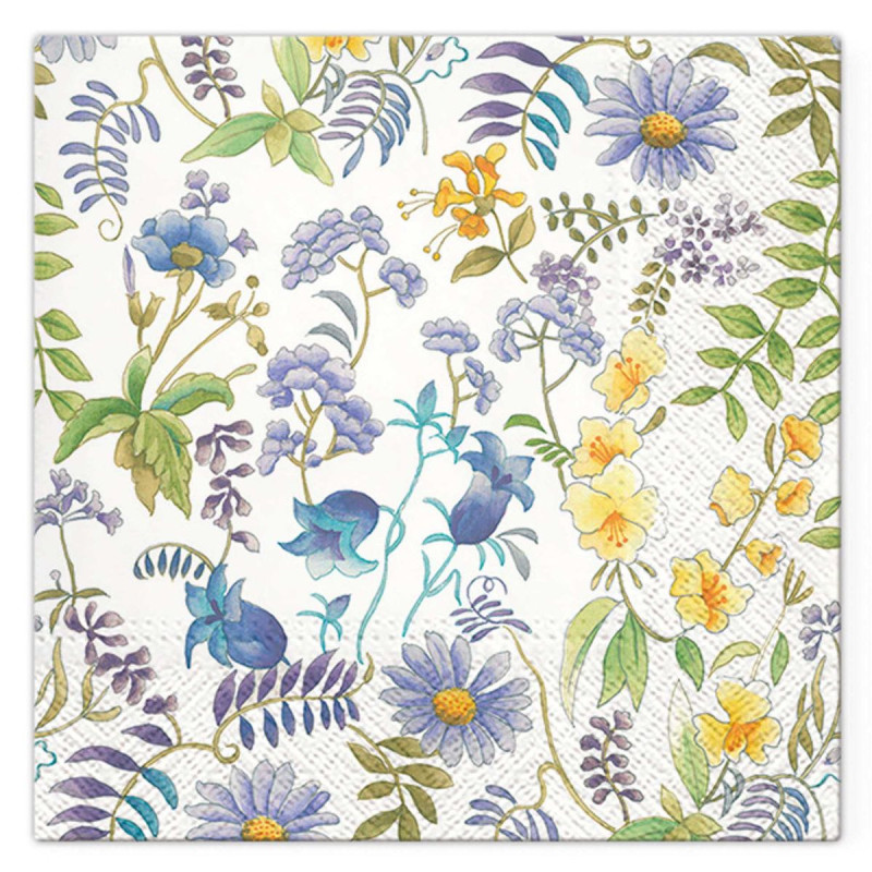 SERV. X20 PAPIER FLEURS PRINTANIERES 33X SERV. X20 PAPIER FLEURS PRINTANIERES 33X