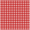 SERV. X20 EN PAPIER VICHY ROUGES 33X33CM