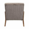 Fauteuil de Salon en Velours Côtelé 'Scott' - Taupe Fauteuil de Salon en Velours Côtelé 'Scott' - Taupe