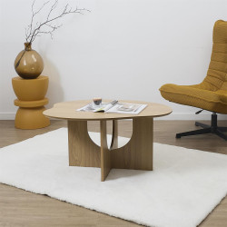 TABLE BASSE CALYPSO 80x60xh42cm