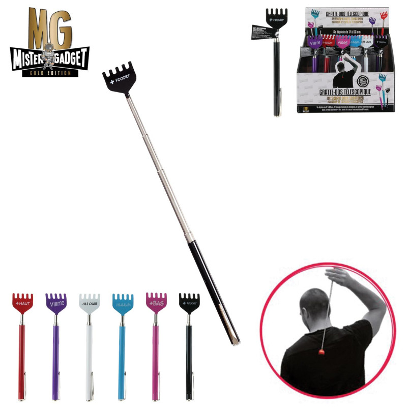 Gratte-Dos Télescopique - Longueur Ajustable 17-52 cm