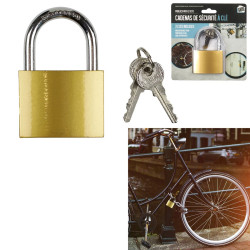Cadenas de Sécurité à Clé - Hauteur 8,6 cm