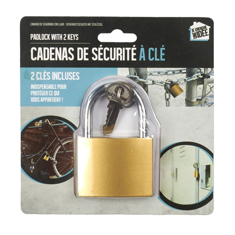 CADENAS DE SECURITE A CLE H8.6CM