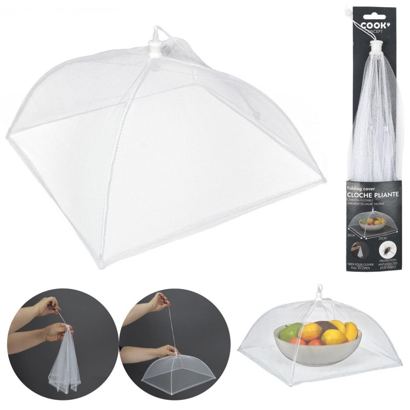Cloche Alimentaire Pliable - Anti-Insectes Cloche Alimentaire Pliable - Anti-Insectes