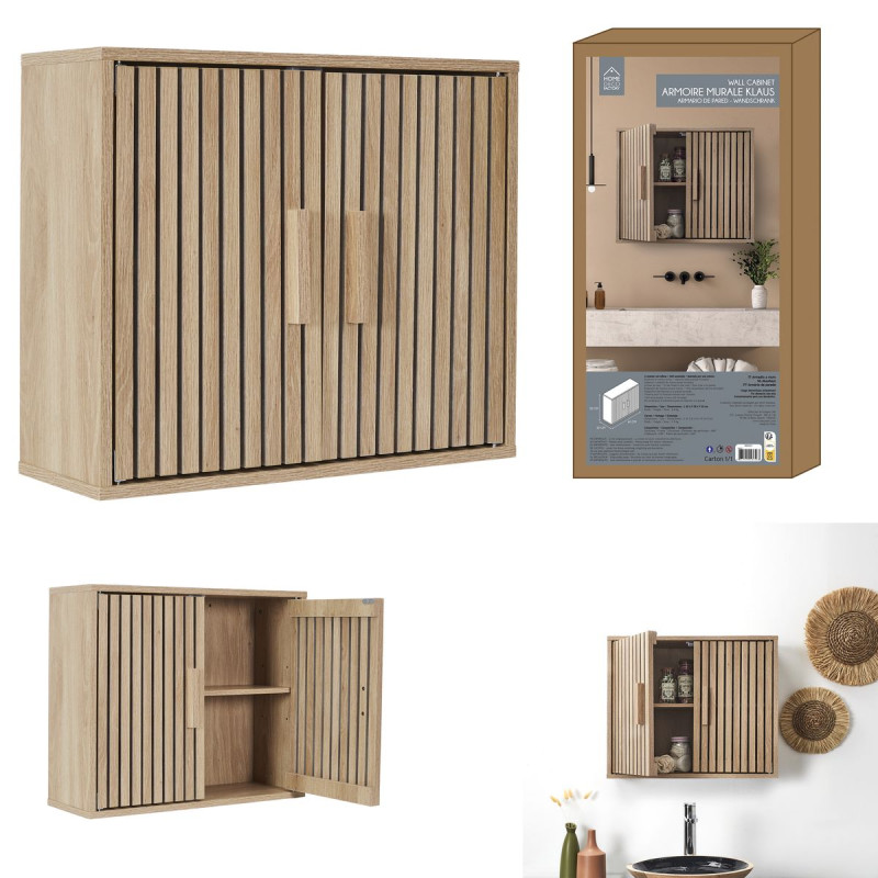 ARMOIRE MURALE KLAUS L60XH50XP20CM