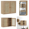ARMOIRE MURALE BALI L60XH50XP20CM ARMOIRE MURALE BALI L60XH50XP20CM
