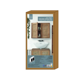 ARMOIRE MURALE BALI L60XH50XP20CM