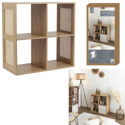 RANGEMENT MODUL 4 CASES BALI 66X66XP32CM
