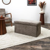 COFFRE BANC PLIABLE COTELE SCOTT TAUPE L COFFRE BANC PLIABLE COTELE SCOTT TAUPE L