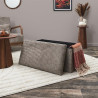 COFFRE BANC PLIABLE COTELE SCOTT TAUPE L COFFRE BANC PLIABLE COTELE SCOTT TAUPE L