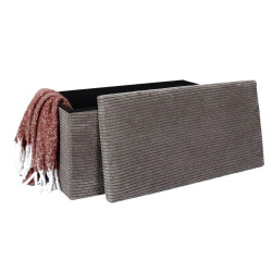 COFFRE BANC PLIABLE COTELE SCOTT TAUPE L
