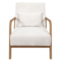 FAUTEUIL SALON COTELE SCOTT BEIGE L64,5X