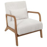 FAUTEUIL SALON COTELE SCOTT BEIGE L64,5X