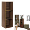 Étagère de Rangement Modulable 'Tiffany' 3 Cases - Bois Foncé Étagère de Rangement Modulable 'Tiffany' 3 Cases - Bois Foncé
