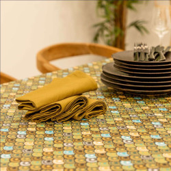 SERVIETTE NEW YORK 40X40 GOLD