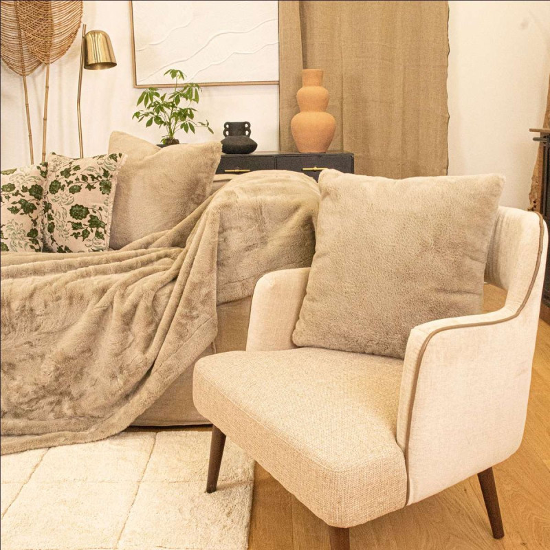 COUSSIN DELICATESSE 50X50 NATURAL
