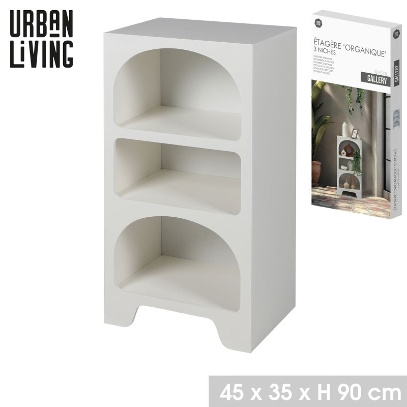 ETAGERE 3 NICHES "GALLERY" 45X35XH90CM D