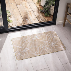 TAPIS RECT STYLIS BLANC 45x75CM TISSE IM