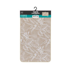 TAPIS RECT STYLIS BLANC 45x75CM TISSE IM