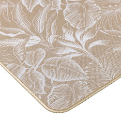 TAPIS RECT STYLIS BLANC 45x75CM TISSE IM