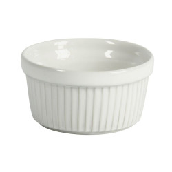 Lot de 2 Ramequins en Grès Blanc - Ø 9 cm