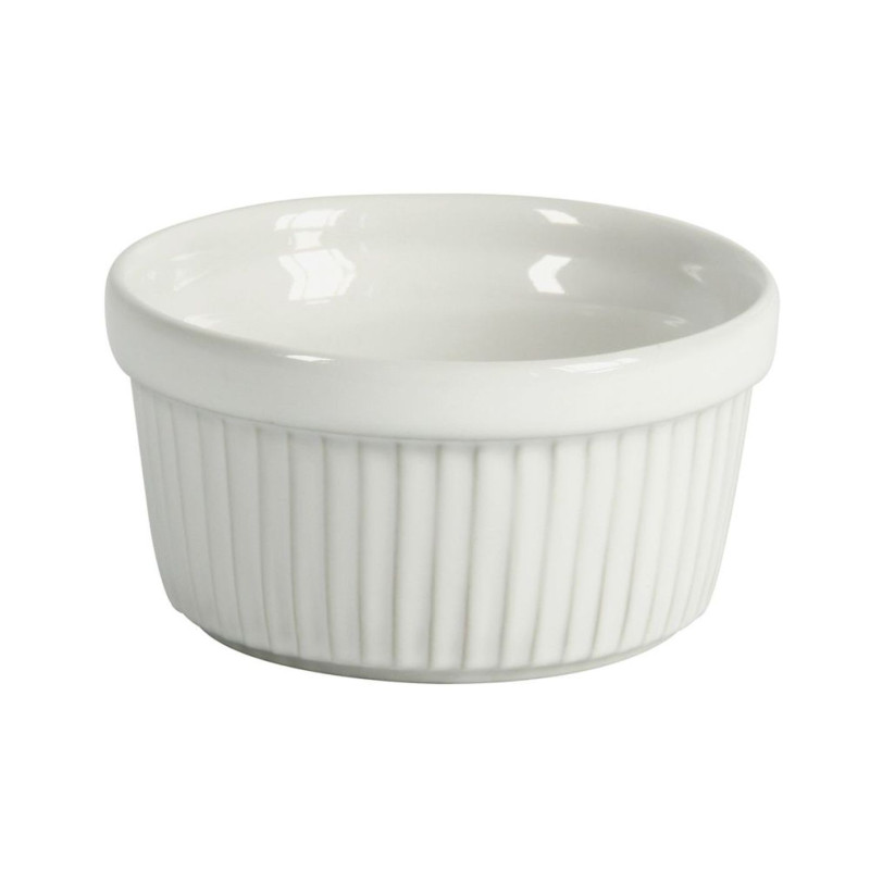 Lot de 2 Ramequins en Grès Blanc - Ø 9 cm Lot de 2 Ramequins en Grès Blanc - Ø 9 cm