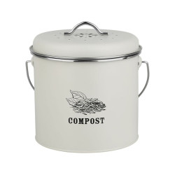 Boîte à compost de cuisine 3.2L METAL