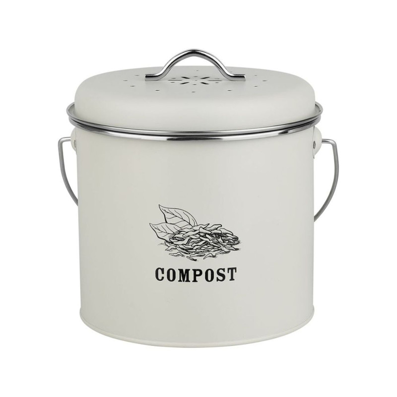 Boîte à compost de cuisine 3.2L METAL