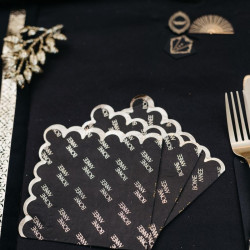 20 Serv Cocktail "Bonne Année" Féerie Vé