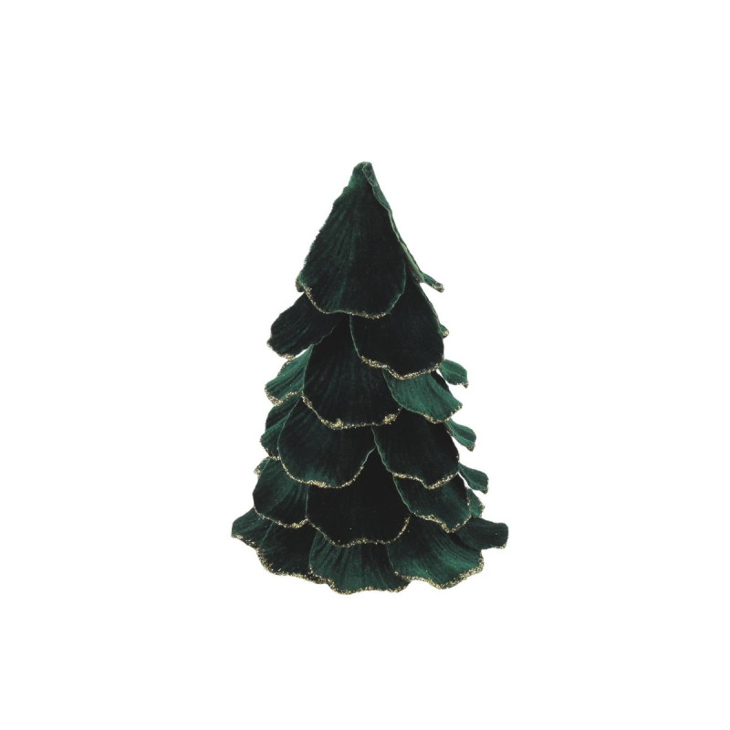 Sapin Velours Vert Anglais et Paillettes Sapin Velours Vert Anglais et Paillettes