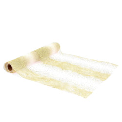Chemin Tab Effervescent Or Organza et Pa