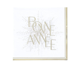 16 Serv "Bonne Année" Bubbles Party Papi