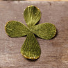60 Pétales Velours Vert Pistache et Pail