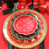 8 Petites Assiettes "Joyeux Noël" Rouge