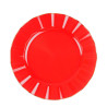 6 Assiettes Pls Rouge et Or Ø26cm