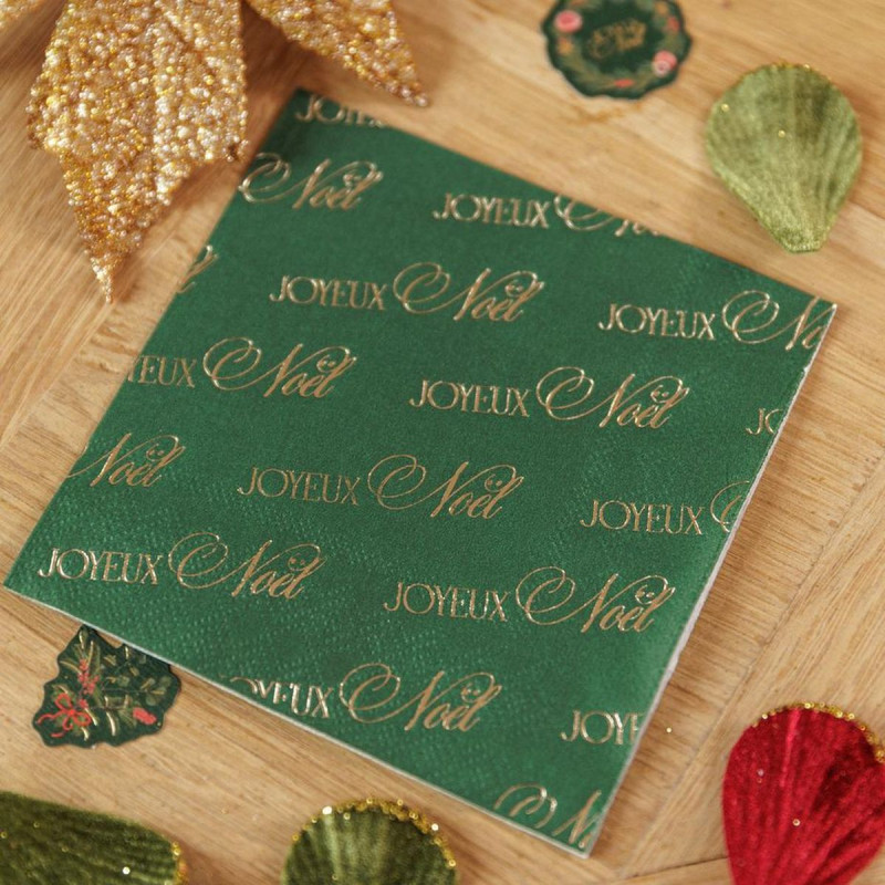 20 Serv Cocktail "Joyeux Noël" L'Esprit