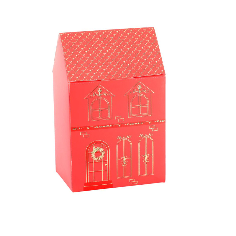 8 Contenants Luxury Christmas Rouge et O