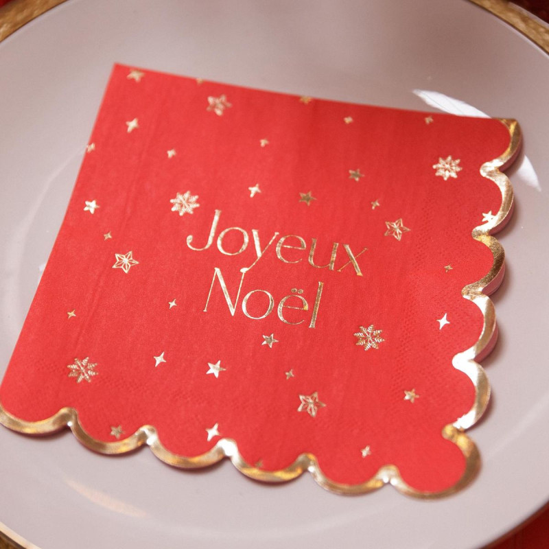 16 Serv "Joyeux Noël" Luxury Christmas P