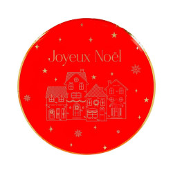 8 Assiettes "Joyeux Noël" Luxury Christm