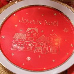 8 Assiettes "Joyeux Noël" Luxury Christm